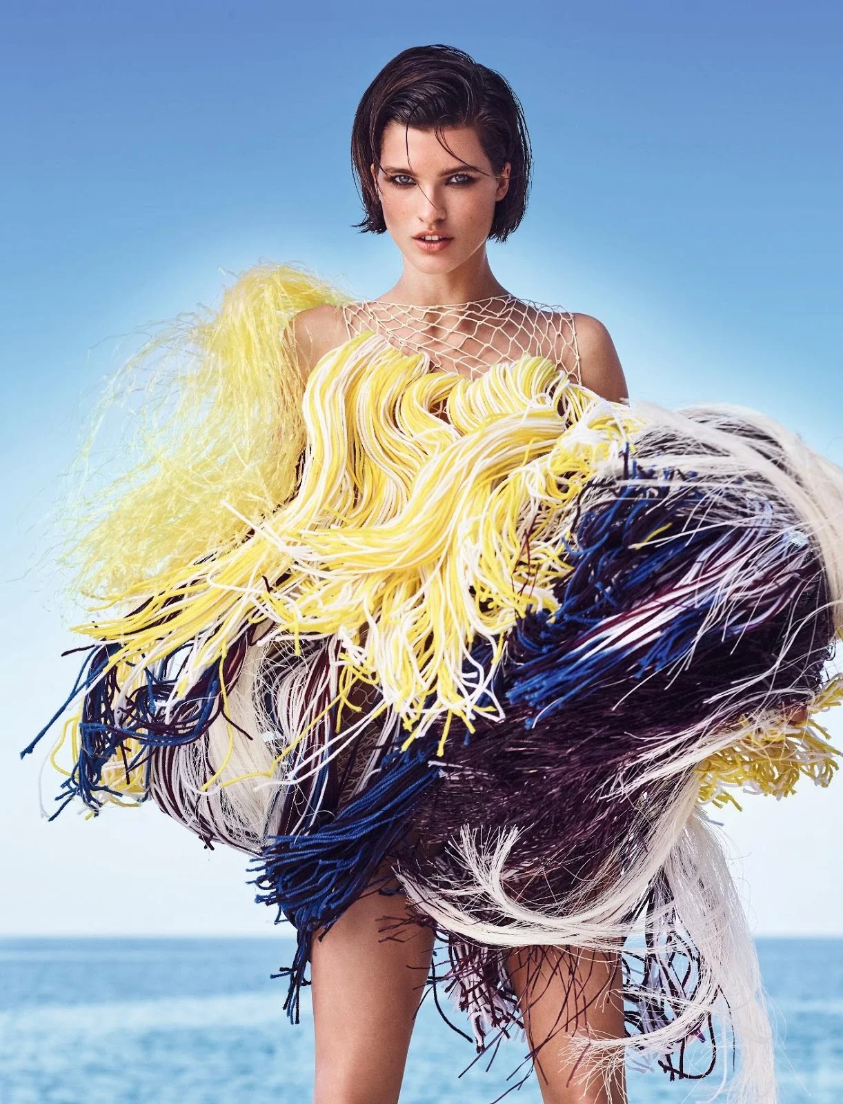 Marcin Tyszka Flashes Julia van Os In 'Jungle Julia!' For Harper's